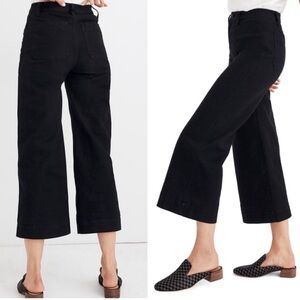 Madewell Black Emmett Wide-Leg Pants 24T